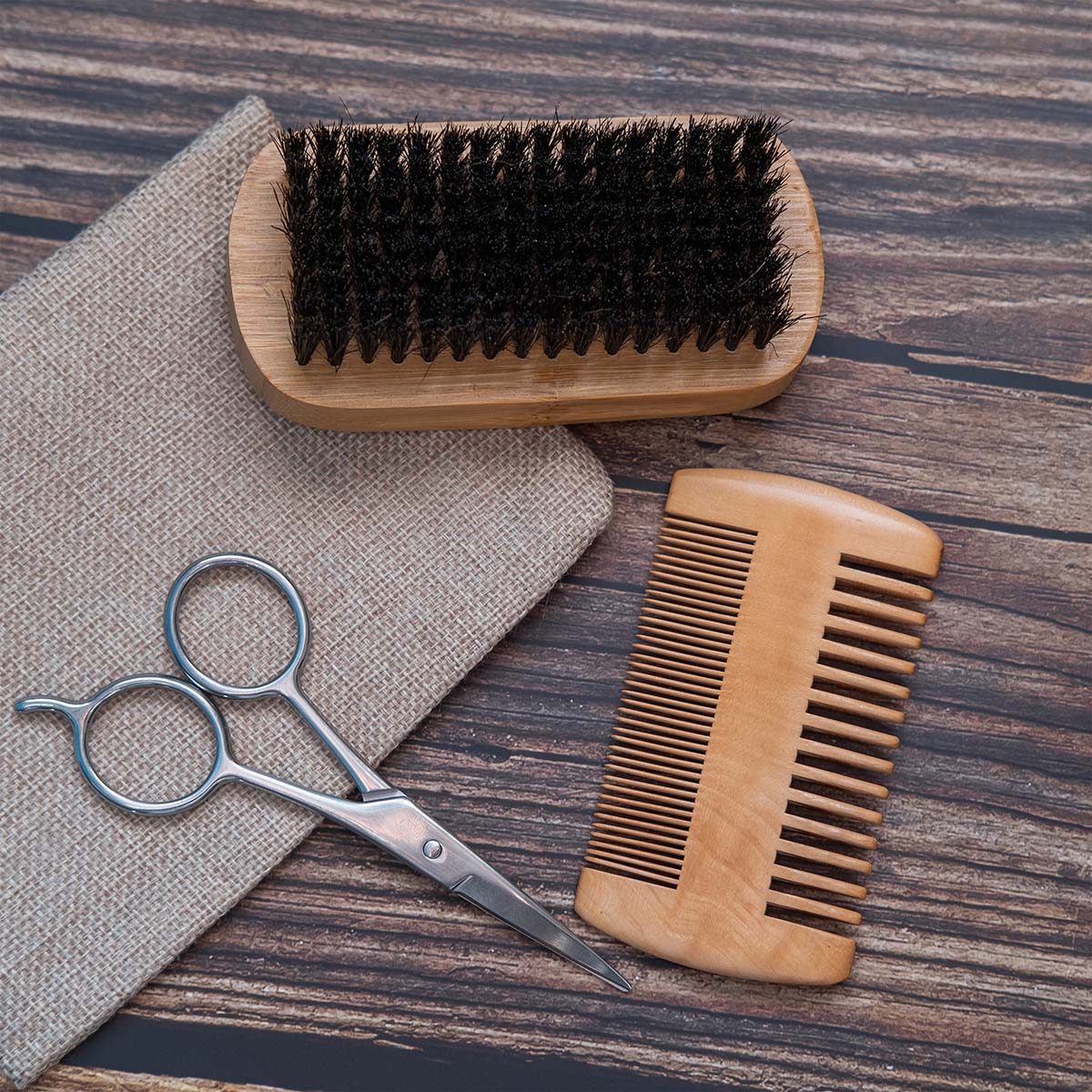 Beard Comb | Wooden Beard Grooming Kit