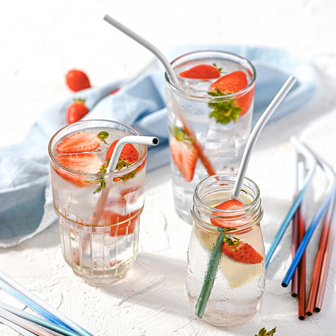 Stainless Steel Ocean Reusable Straws