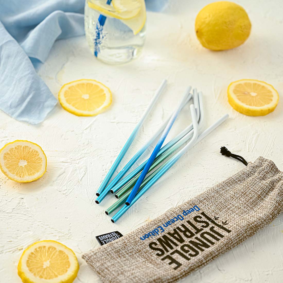 Stainless Steel Ocean Reusable Straws