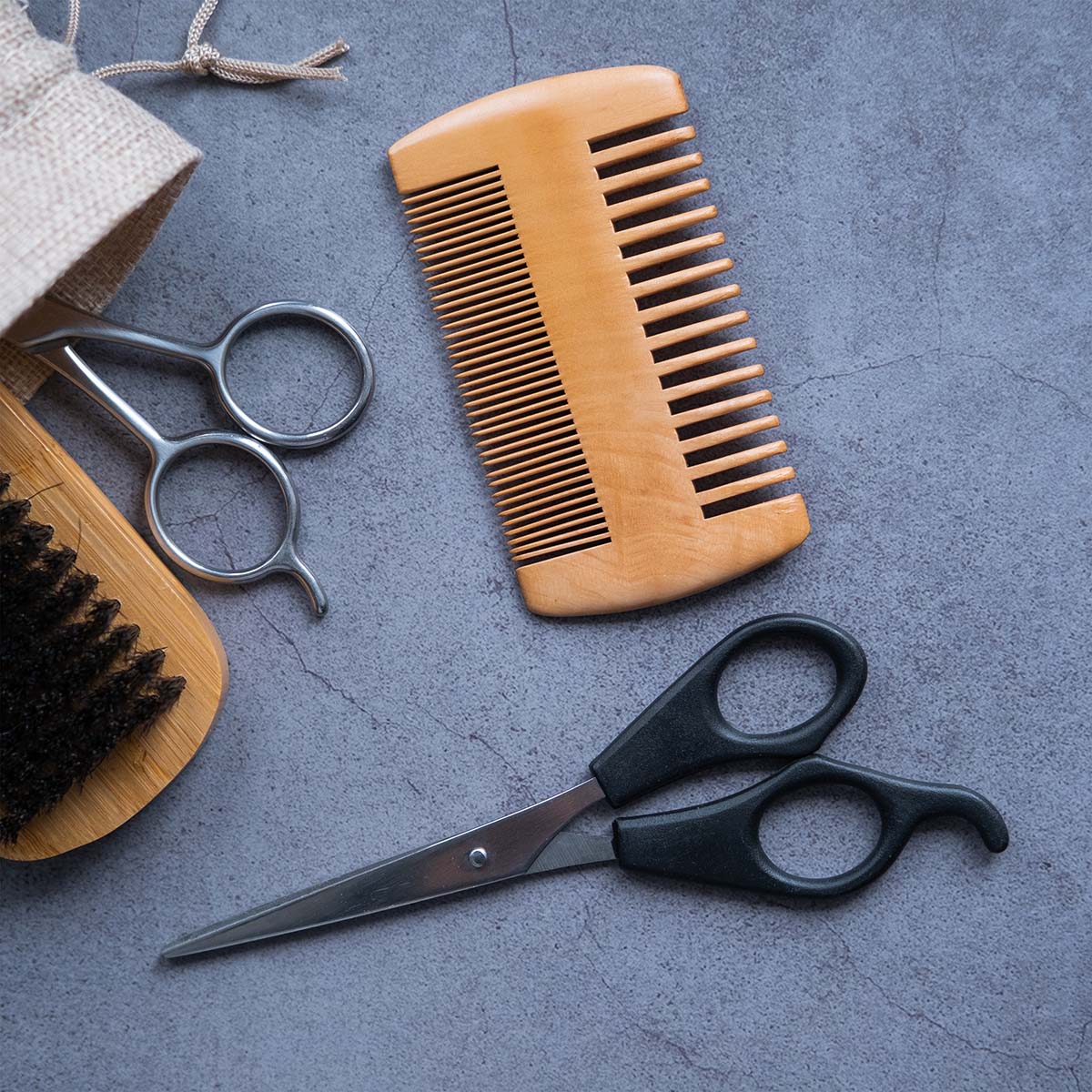 Beard Comb | Wooden Beard Grooming Kit