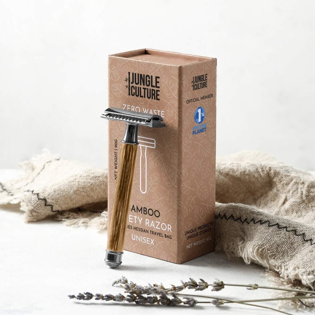 Bamboo Safety Razor | Reusable Plastic-Free Shaving Razor