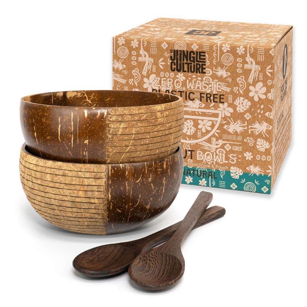 Coconut Bowl Set | Reusable Natural Kitchenware