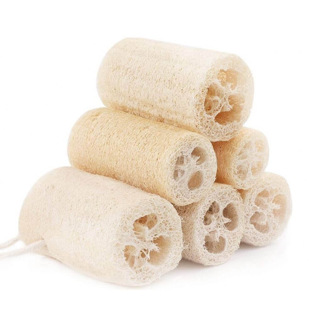 Natural Loofah Sponge | 100% Organic Eco-Friendly Exfoliator & Plastic-Free Cleaning Tool