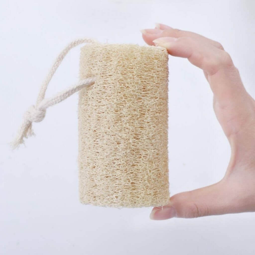 Natural Loofah Sponge | 100% Organic Eco-Friendly Exfoliator & Plastic-Free Cleaning Tool