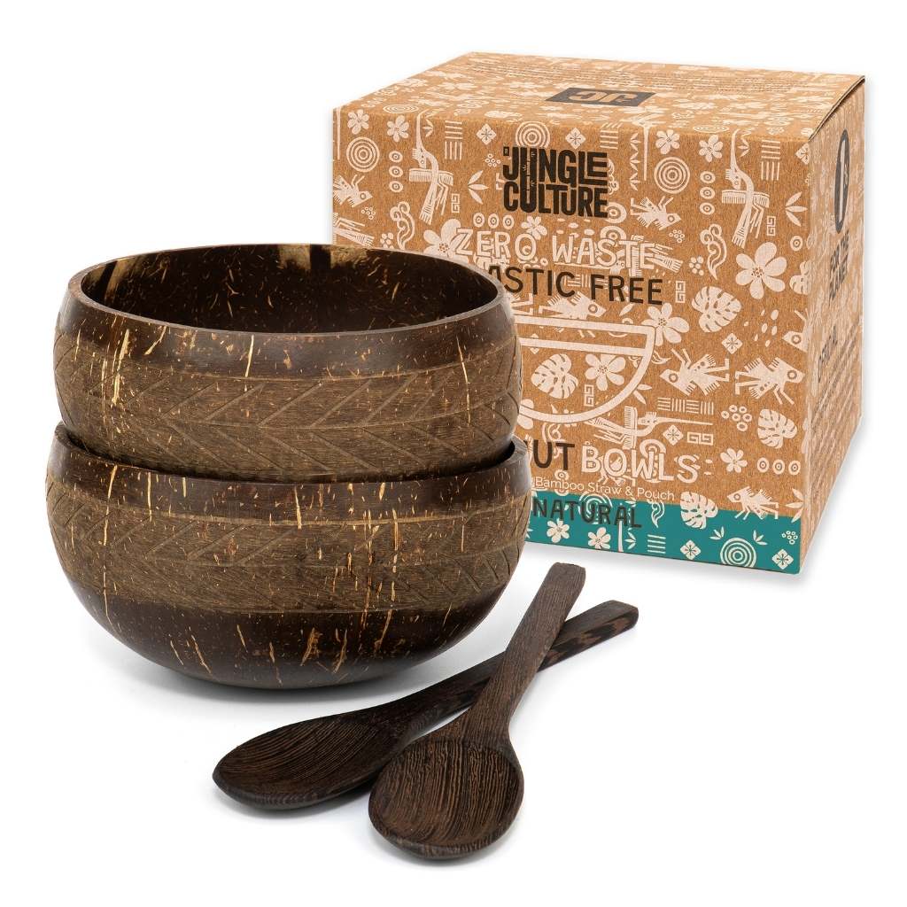 Coconut Bowl Set | Reusable Natural Kitchenware
